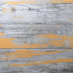 Wooden Floor Tile Series - Distressed Yellow Paint Style Wood Grain Ceramic Tiles