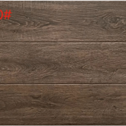 Wood Floor Tile Series - Distressed Dark Brown Wood Grain Ceramic Tiles