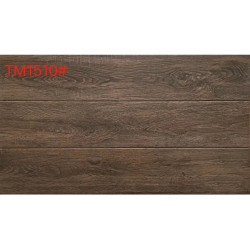 Wood Floor Tile Series - Distressed Dark Brown Wood Grain Ceramic Tiles