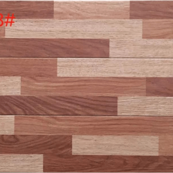 Wood Floor Tile Series - Light Tone Multicolored Wood Grain Ceramic Tile